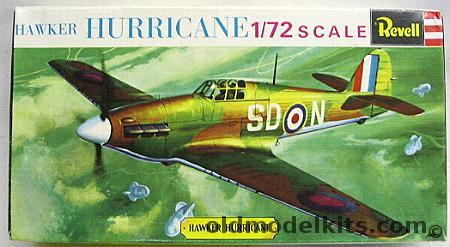 Revell 1/72 Hawker Hurricane, H616 plastic model kit